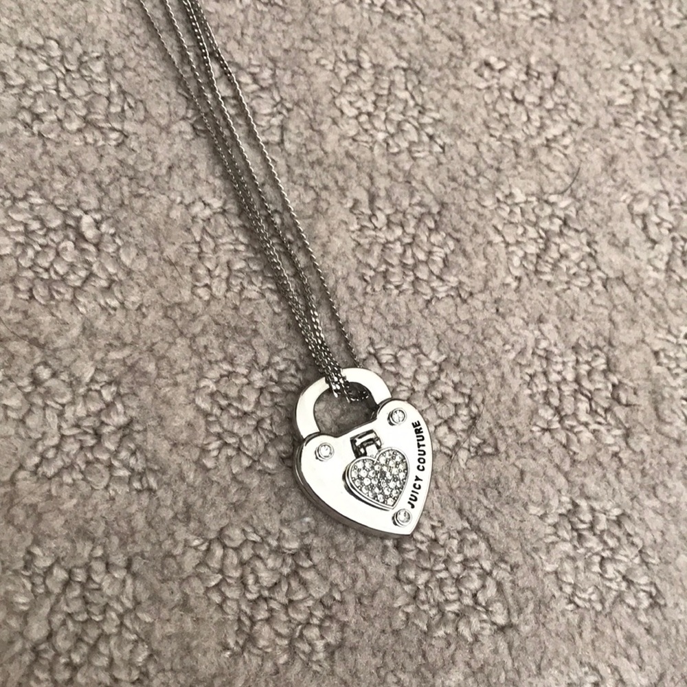 Juicy Couture Heart Double Strand Necklace